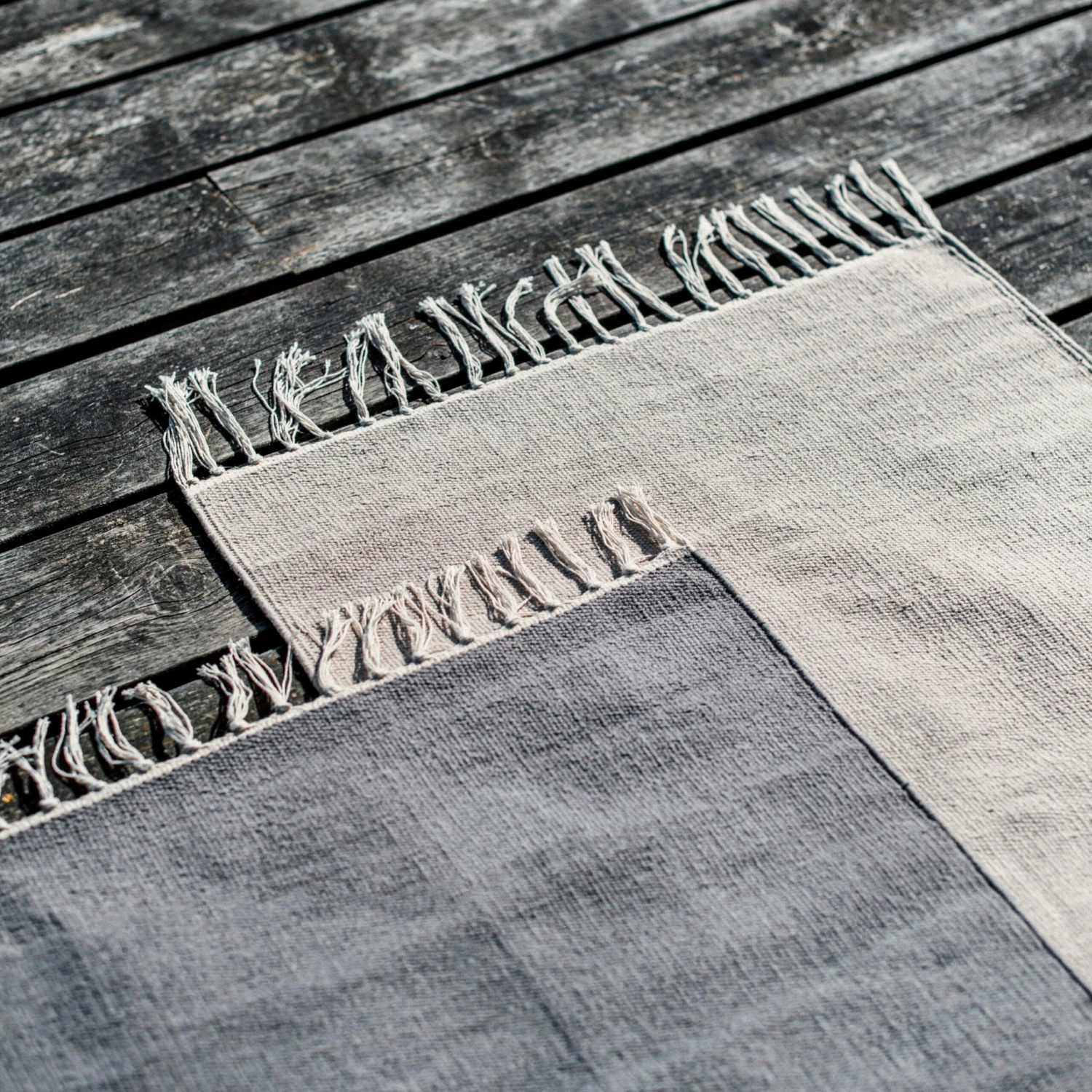 Teppich Baumwolle 70 X 200 Dunkelgrau 7 Teppich Baumwolle 70 X 200 Dunkelgrau – Bild 5