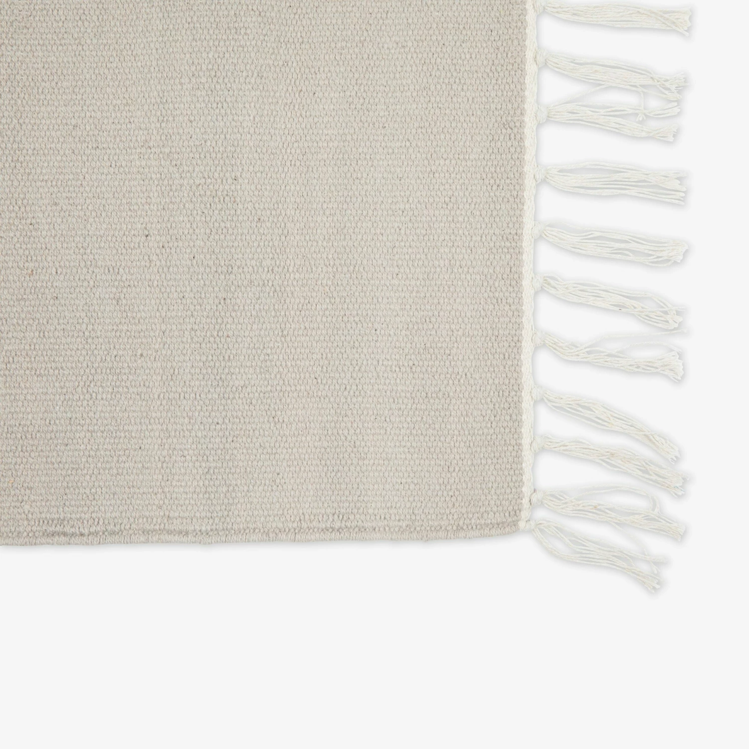 Teppich Baumwolle 140 X 200 Sand Beige 5 Teppich Baumwolle 140 X 200 Sand Beige – Bild 3