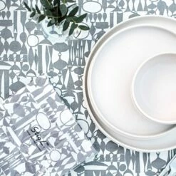 Serviette Stig Lindberg Wrap Grau 9 Serviette Stig Lindberg Wrap Grau -GRANIT Verkäufe 401873 34151