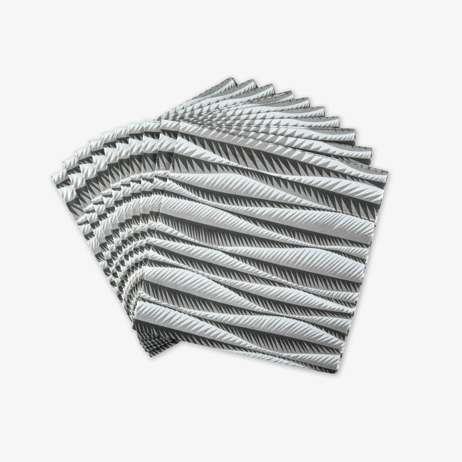 Serviette Stig Lindberg Korrugalion Grau 4 Serviette Stig Lindberg Korrugalion Grau – Bild 2