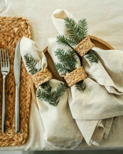 Serviettenring Jute 2er-Pack -GRANIT Verkäufe 401884 36894