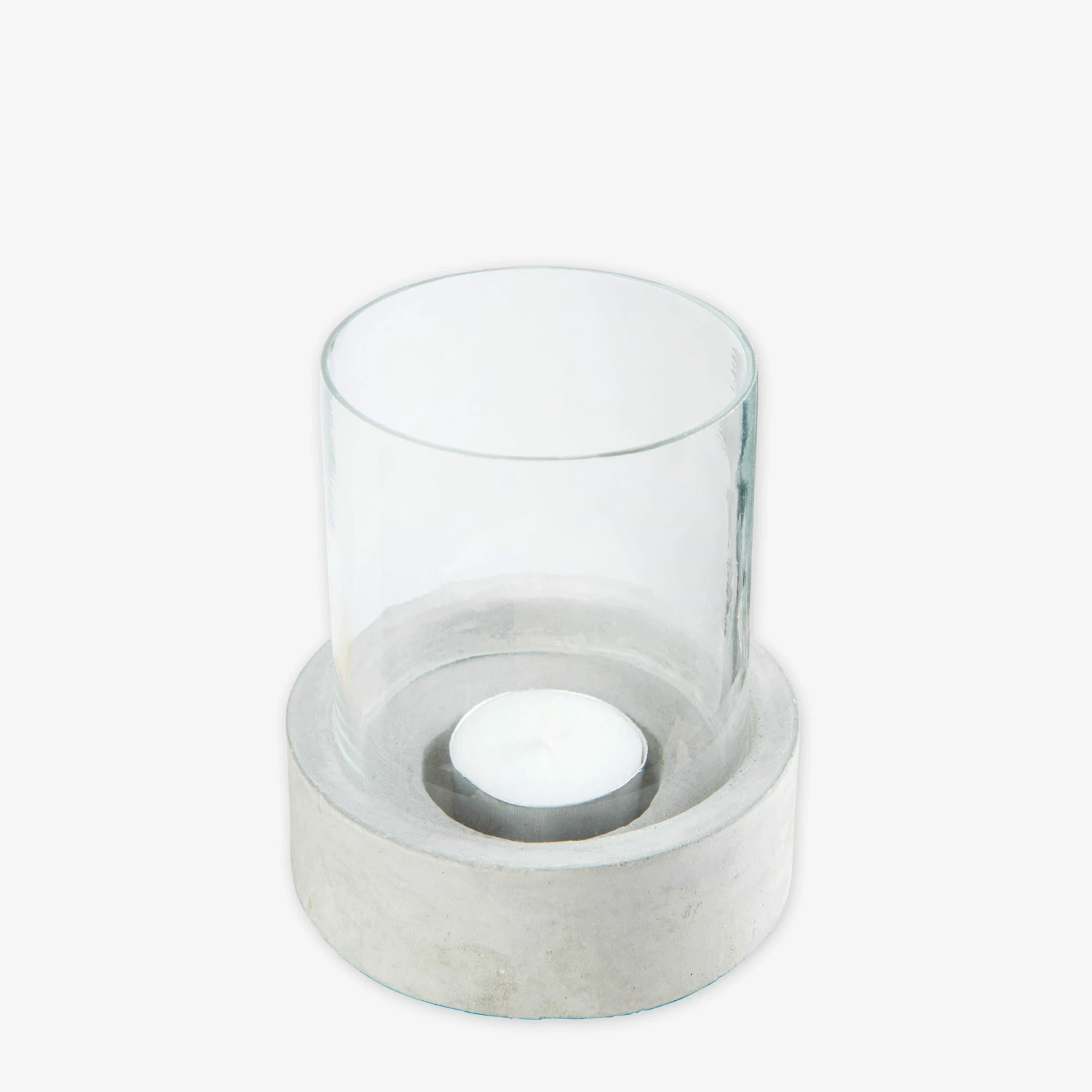 Sturmlaterne Klein Zement/Glas 4 Sturmlaterne Klein Zement/Glas – Bild 2