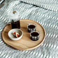 Tablett Eiche Rund 40 Cm -GRANIT Verkäufe 401928 34696