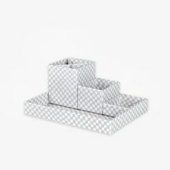 Schreibtischset Stig Lindberg Domino 4er-Pack Hellgrau 8 Schreibtischset Stig Lindberg Domino 4er-Pack Hellgrau -GRANIT Verkäufe 401932 35351