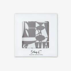 Untersetzer Stig Lindberg Wrap 4er-Pack Grau