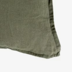 Kissen Leinen 50 X 70 Dunkel Khaki Grün -GRANIT Verkäufe 401962 34386
