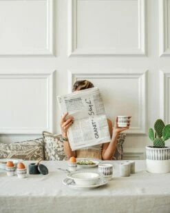 Blumentopf Stig Lindberg Diabolo 15 Cm Grau -GRANIT Verkäufe 401973 36490