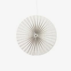 Papierdekoration Recycelt 20 Cm Streifen Beige