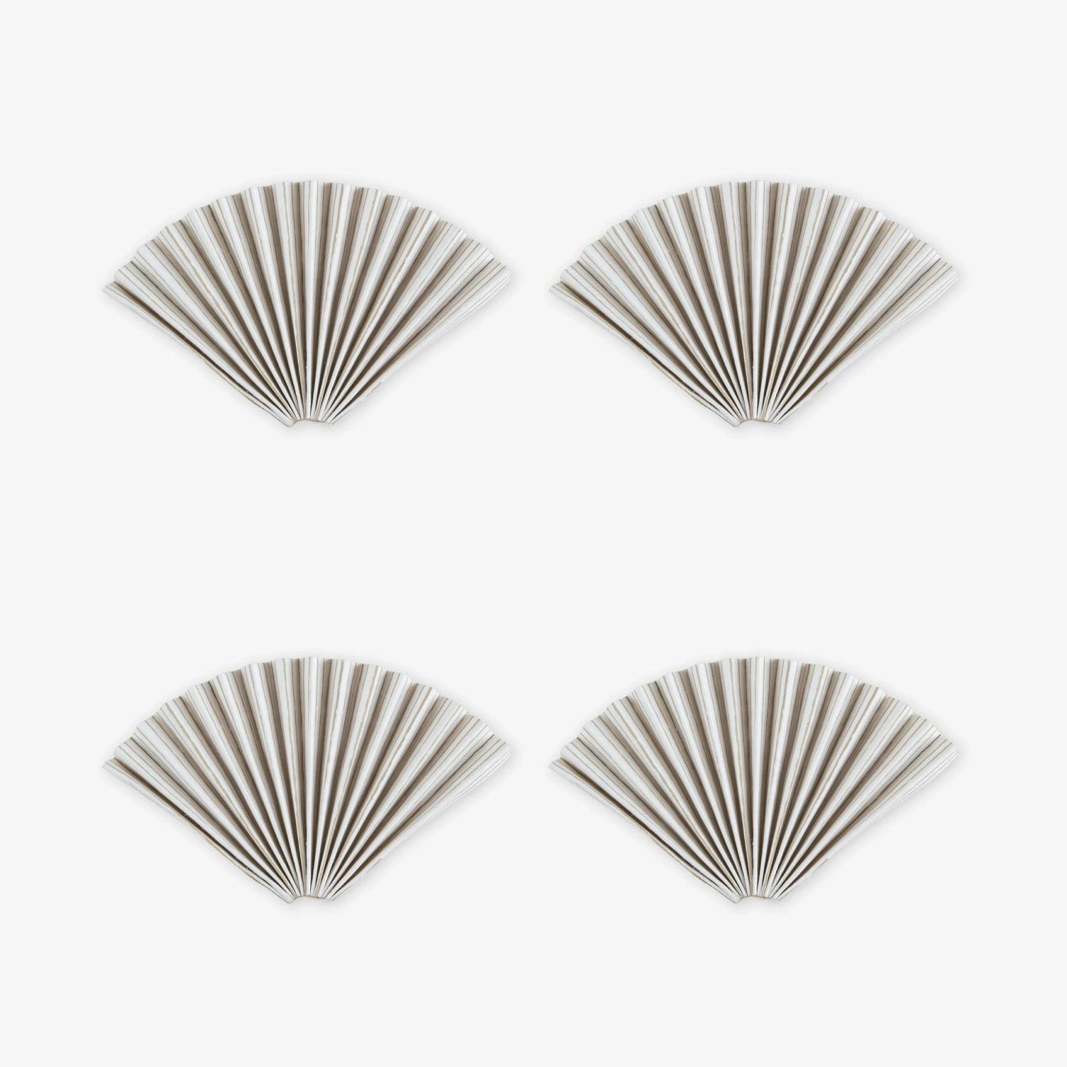 Papierdekoration Recycelt 4er-Pack Streifen Beige 3 Papierdekoration Recycelt 4er-Pack Streifen Beige