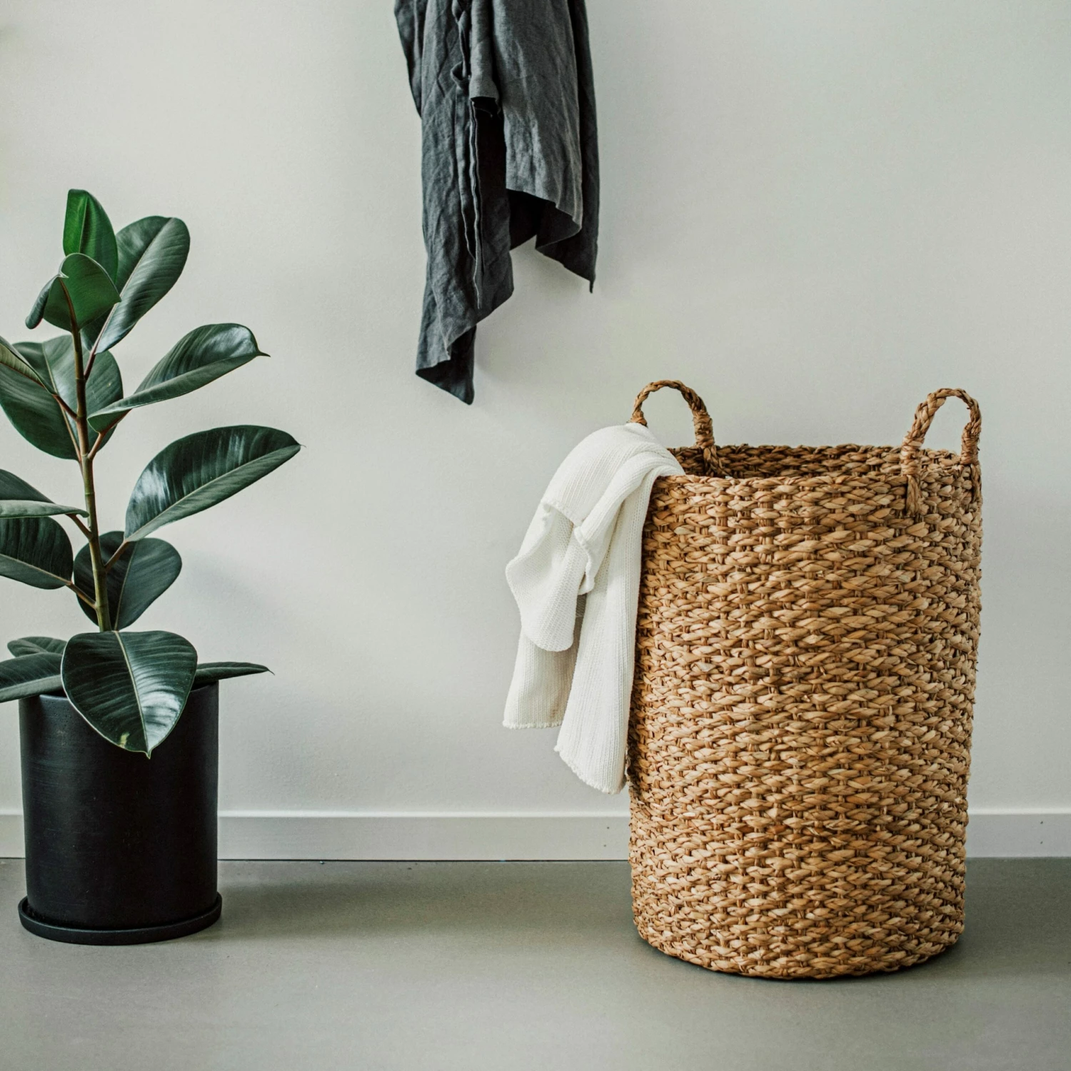 Korb Abaca Rund Griff 50 X 40 Cm 4 Korb Abaca Rund Griff 50 X 40 Cm – Bild 2