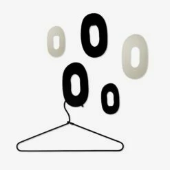 Aufhänger Wavy 11 Cm Schwarz -GRANIT Verkäufe 402142 34419