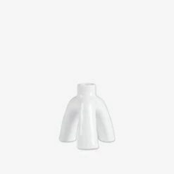 Kerzenleuchter Low Flow Weiß