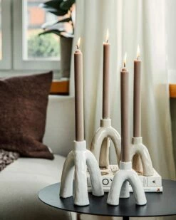 Kerzenleuchter Low Flow Weiß -GRANIT Verkäufe 402151 36424