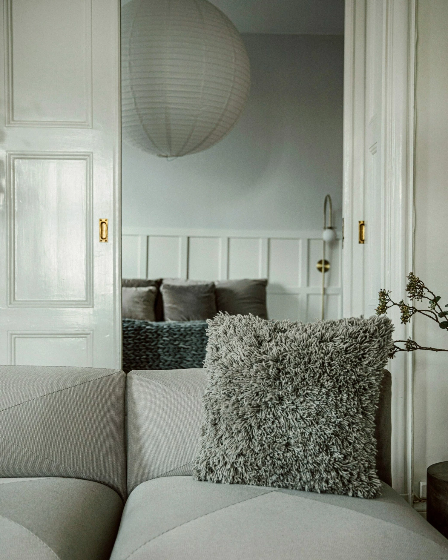 Kissen Shaggy Ungefärbte Wolle 50 X 50 6 Kissen Shaggy Ungefärbte Wolle 50 X 50 – Bild 4