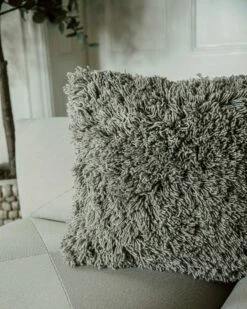 Kissen Shaggy Ungefärbte Wolle 50 X 50 12 Kissen Shaggy Ungefärbte Wolle 50 X 50 -GRANIT Verkäufe 402304 36398
