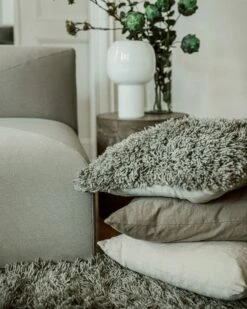 Kissen Shaggy Ungefärbte Wolle 50 X 50 13 Kissen Shaggy Ungefärbte Wolle 50 X 50 -GRANIT Verkäufe 402304 36399