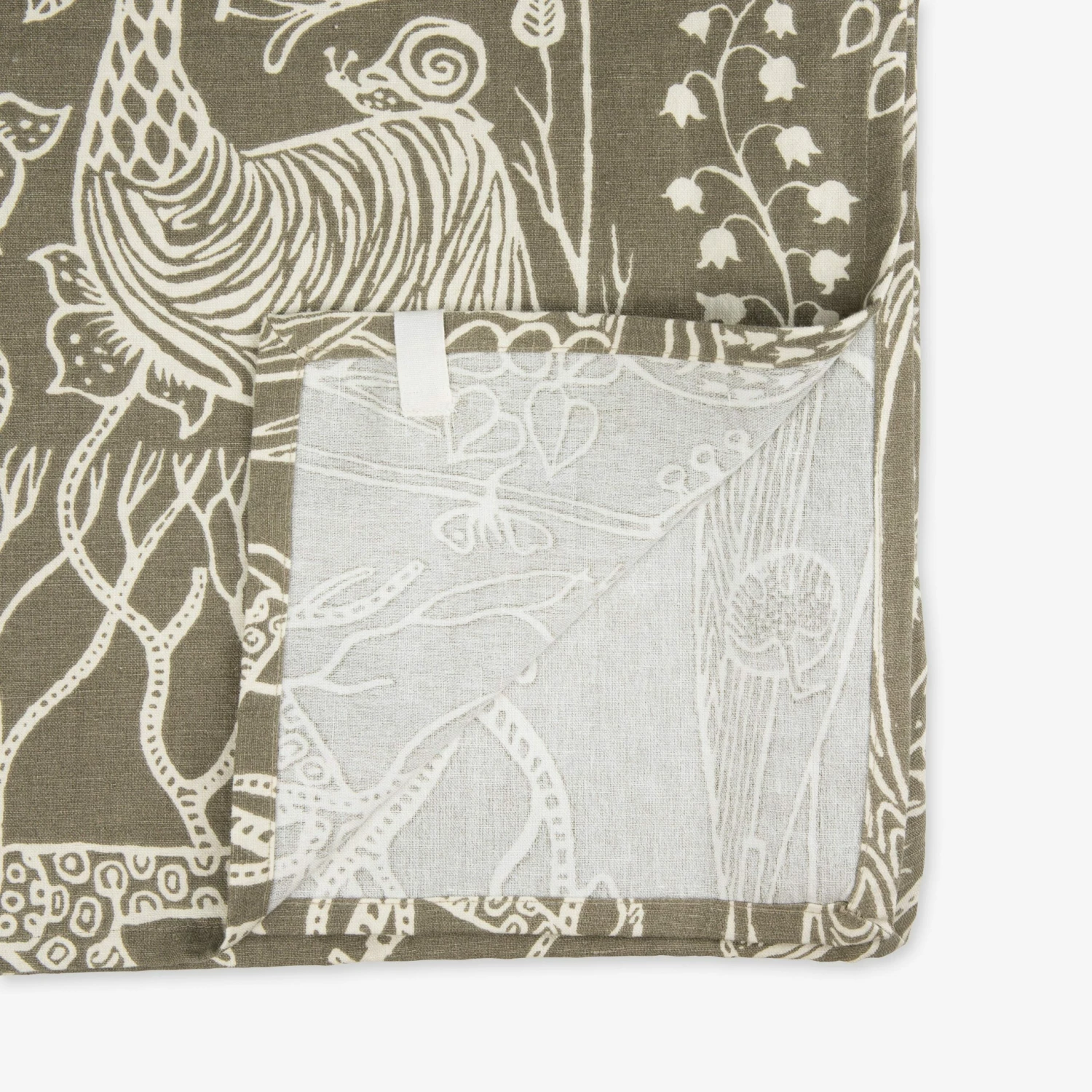 Tischdecke Stig Lindberg 140 X 250 Cm Poème D'Amour Hell Khaki Grün 5 Tischdecke Stig Lindberg 140 X 250 Cm Poème D'Amour Hell Khaki Grün – Bild 3