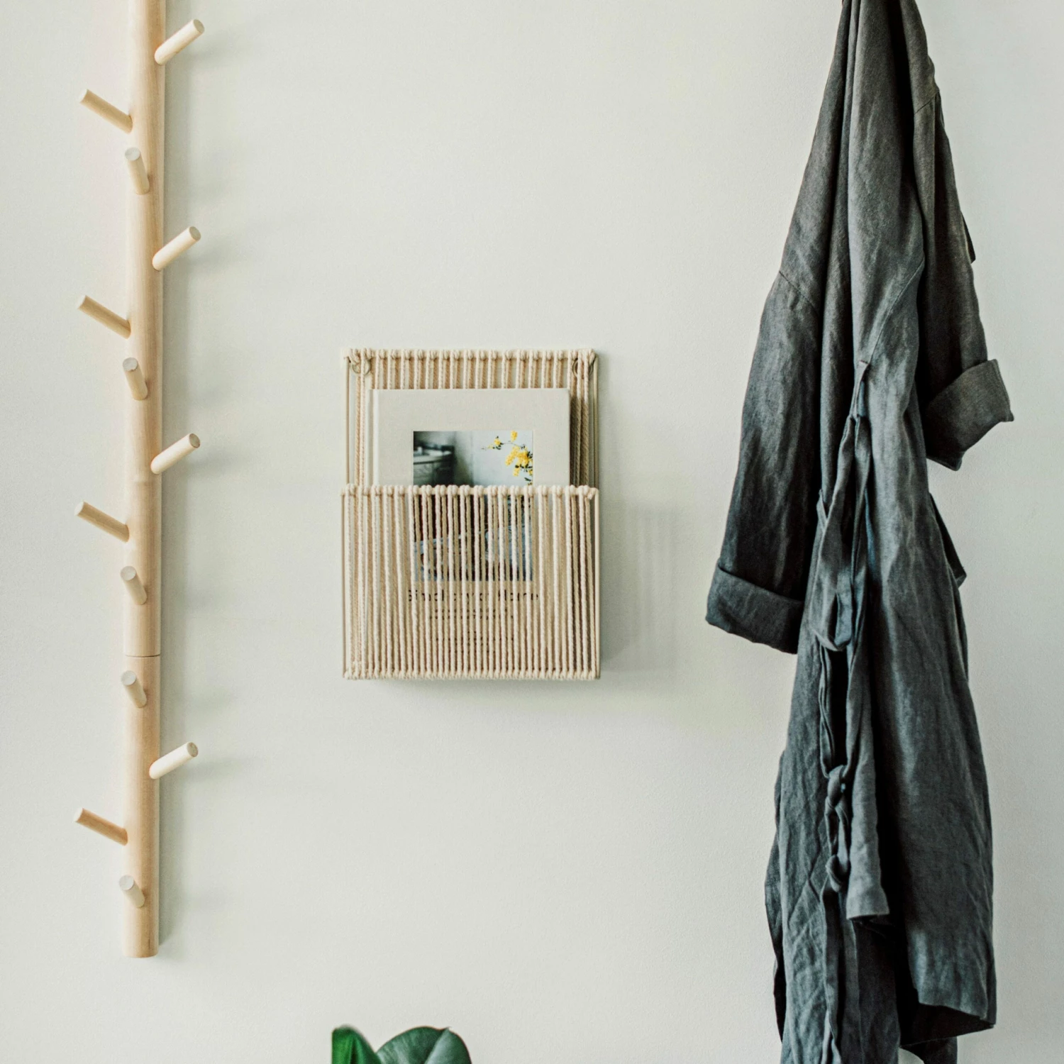 Zeitungshalter Baumwolle Natur 7 Zeitungshalter Baumwolle Natur – Bild 5