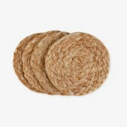 Glasuntersetzer Jute 4er-Pack -GRANIT Verkäufe 402361 35221