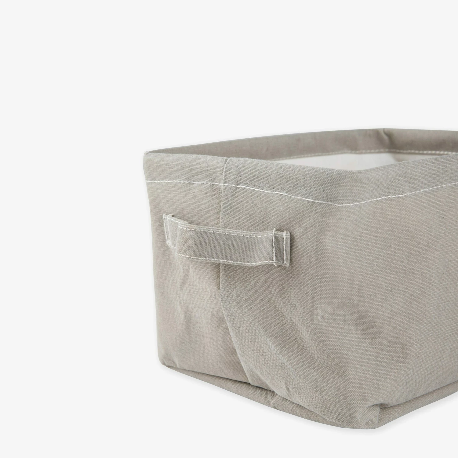 Korb Faltbar Klein Beige 4 Korb Faltbar Klein Beige – Bild 2