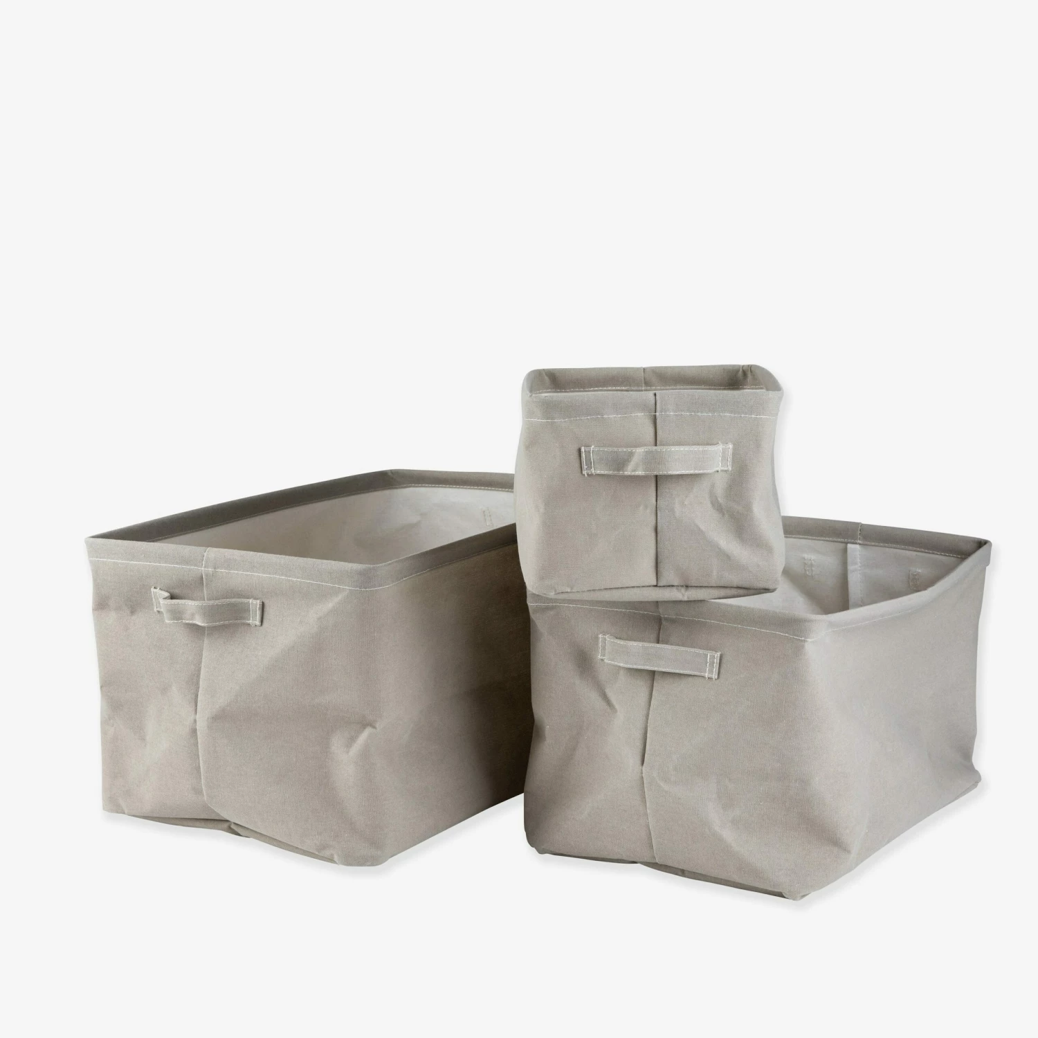 Korb Faltbar Klein Beige 6 Korb Faltbar Klein Beige – Bild 4