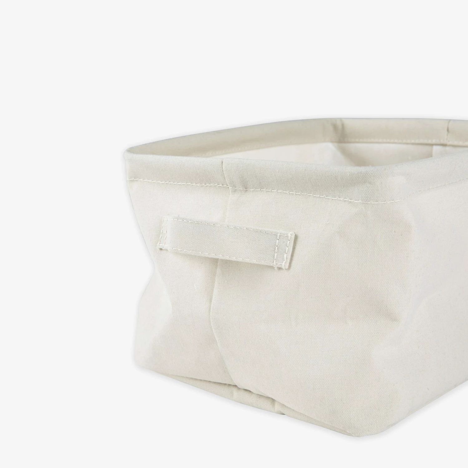 Foldable Basket Small Creme 4 Foldable Basket Small Creme – Bild 2