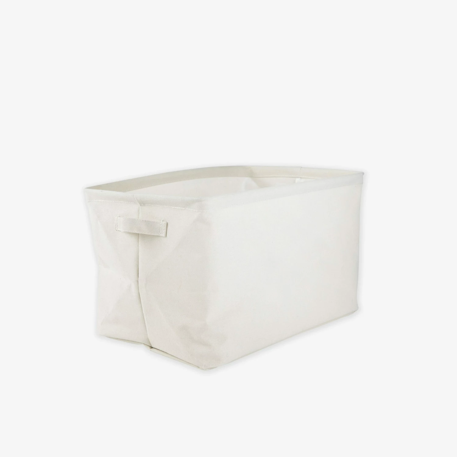 Foldable Basket Medium Creme 3 Foldable Basket Medium Creme