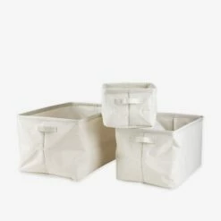 Foldable Basket Medium Creme 11 Foldable Basket Medium Creme -GRANIT Verkäufe 402368 35190