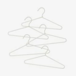 Clothing Hanger 5 Pieces Beige
