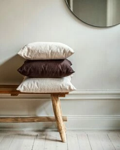 Cushion Linen Mix 50x50 Dark Brown -GRANIT Verkäufe 402546 37604