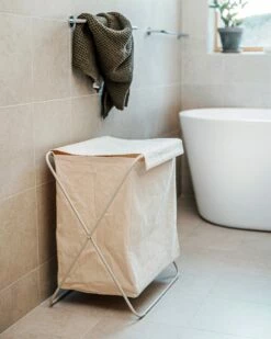 Wäschekorb Canvas/Metall Hellbeige 13 Wäschekorb Canvas/Metall Hellbeige -GRANIT Verkäufe 402550 38430