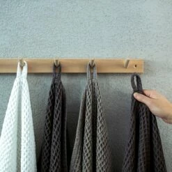 Handtuch Våffla 100x150cm Weiß 8 Handtuch Våffla 100x150cm Weiß -GRANIT Verkäufe 402567 38268