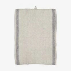 Küchentuch Leinen 50x70cm Natur/Grau