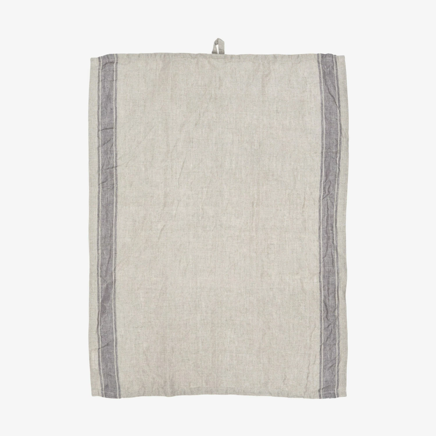 Küchentuch Leinen 50x70cm Natur/Grau 3 Küchentuch Leinen 50x70cm Natur/Grau