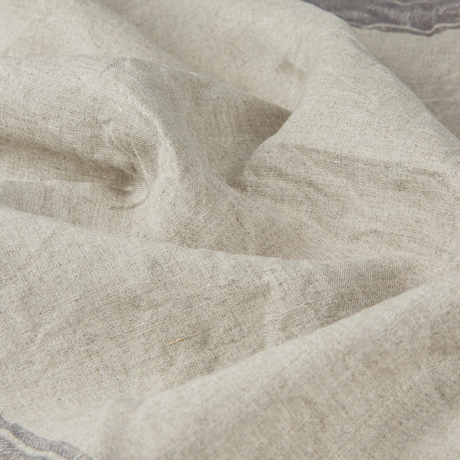 Küchentuch Leinen 50x70cm Natur/Grau 6 Küchentuch Leinen 50x70cm Natur/Grau – Bild 4