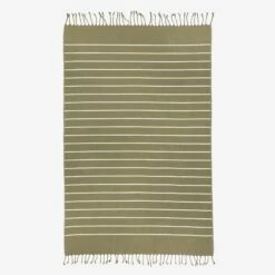 Handtuch Hamam Frottee Dunkles Khaki-Grün