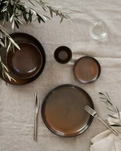 DUKA Toscana Essteller, 25 Cm, Braun -GRANIT Verkäufe 920 402629 38912