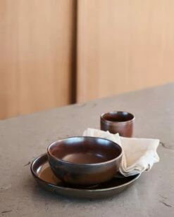 DUKA Toscana Essteller, 25 Cm, Braun -GRANIT Verkäufe 920 402629 38914