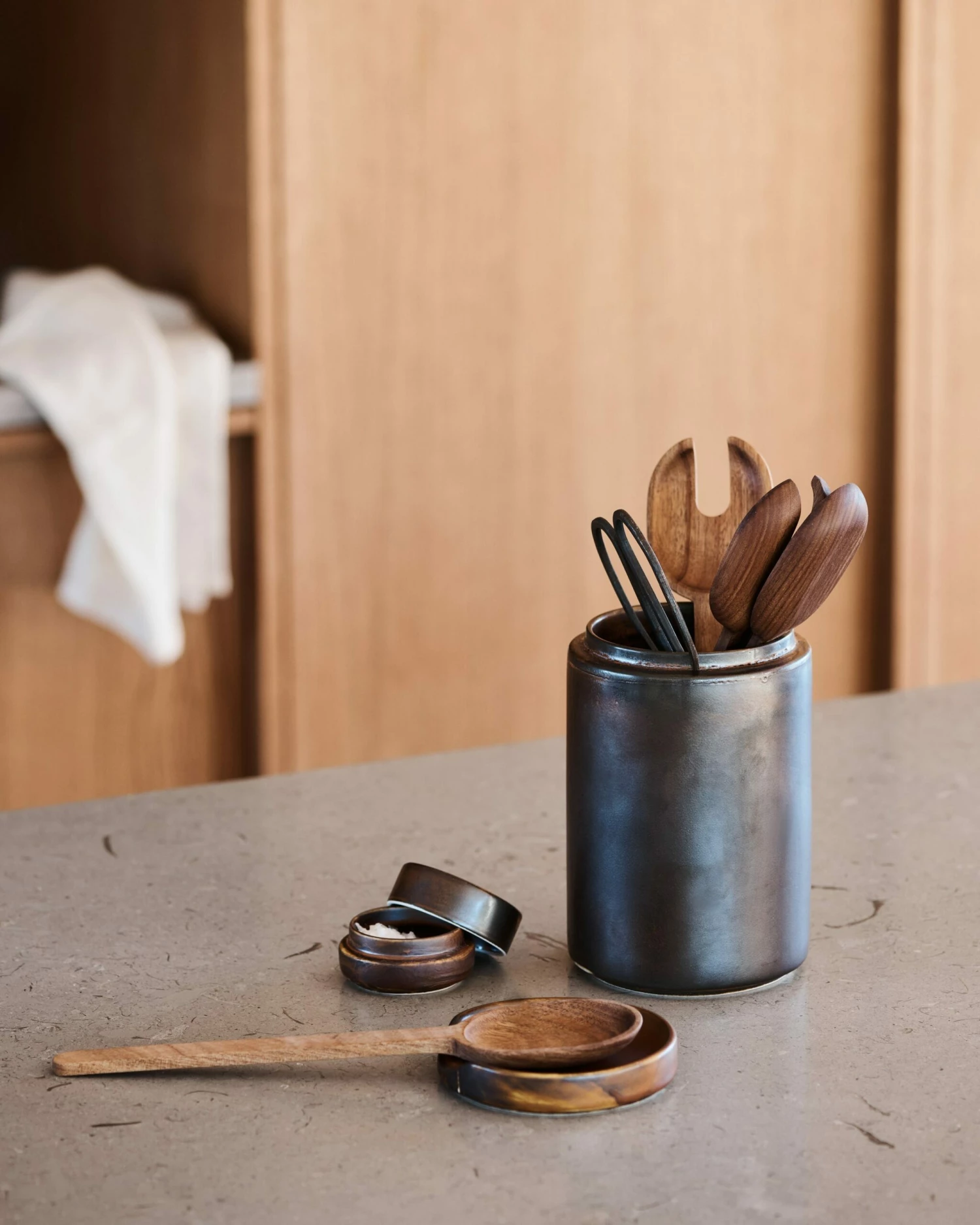 DUKA Toscana Schöpflöffelgestell, Braun 6 DUKA Toscana Schöpflöffelgestell, Braun – Bild 4